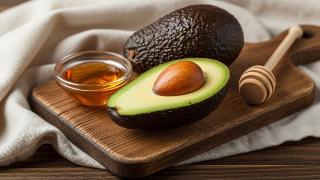 Steps to make avocado honey spread
