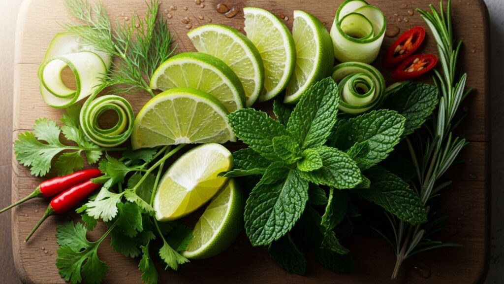 Perfectly cooked tacos with fresh toppings and lime wedges.