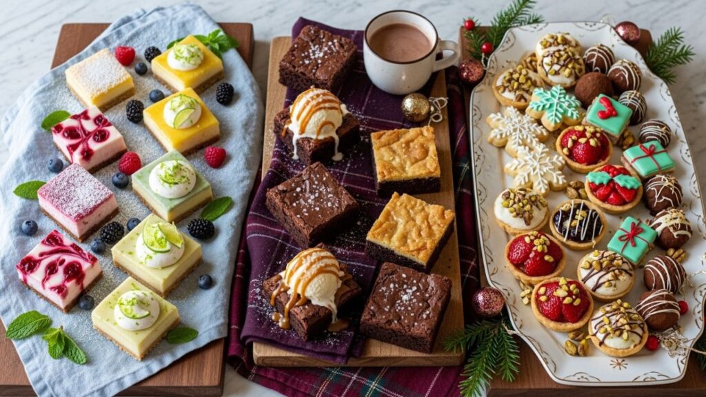 Peanut Butter Cup Strain Dessert Board: Chilled Bars, Warm Brownies, and Festive Treats