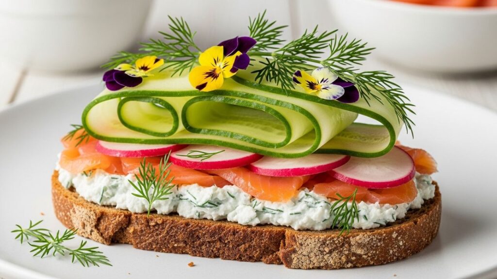 Assortment of seasonal deli sandwiches made with roasted meats, fresh vegetables, and toasted bread